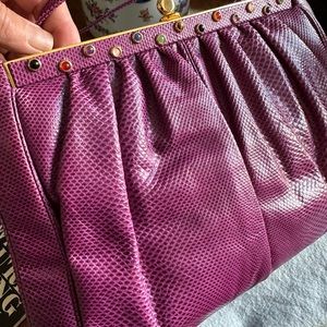 Judith Leiber Lizard Large Bag